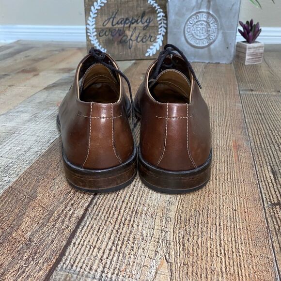 Boss Hugo Boss Mens Brown Square Toe Dress Shoes Sz 11 - Picture 3 of 13